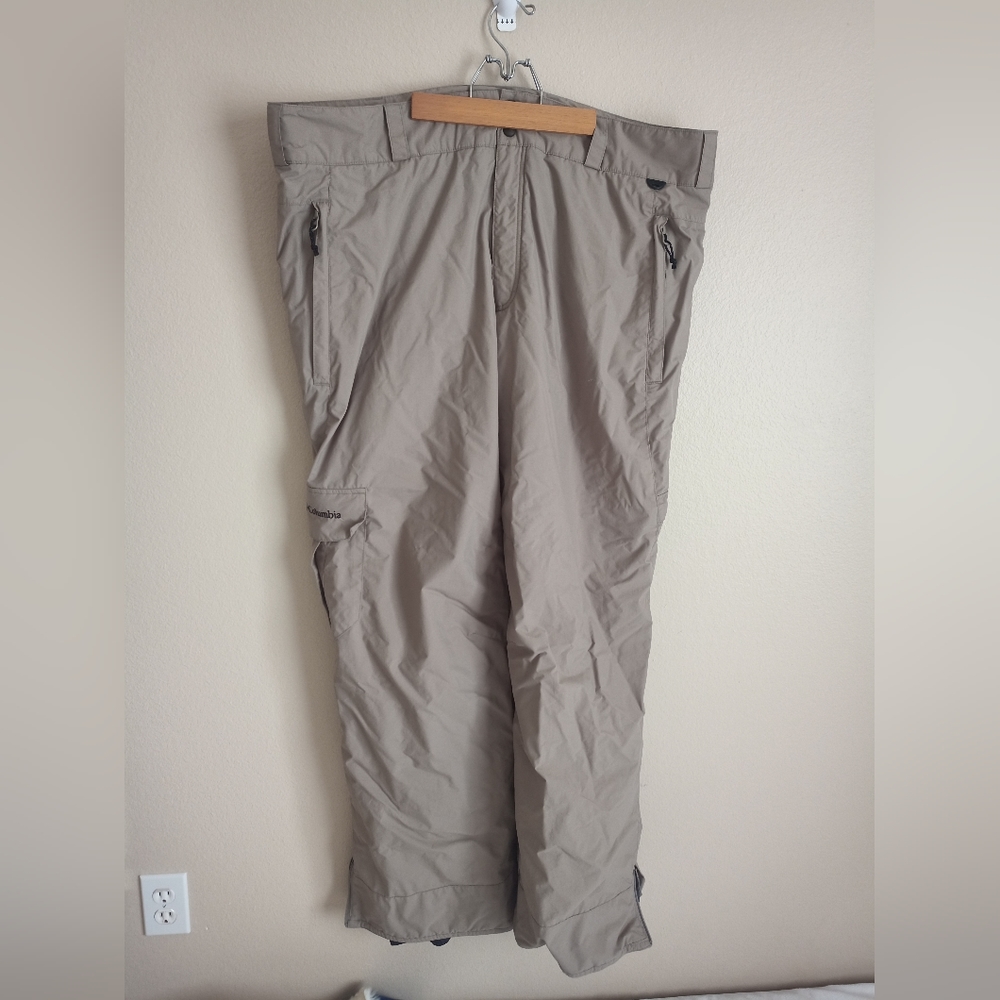 Columbia Omnitech Snow Ski Pants SM8304 Tan Men's XXL